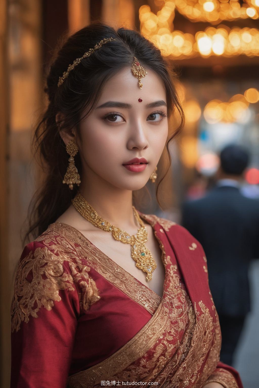 异域美女：都市之心的异域佳人