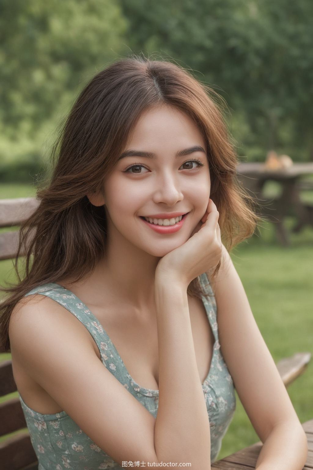 清纯校花：午餐时光的欢笑与纯真