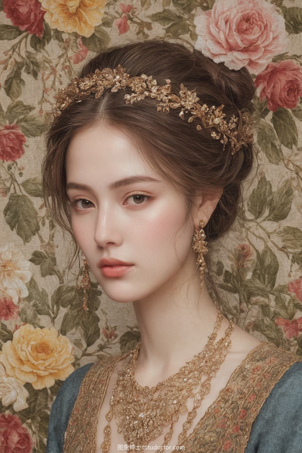 手工匠心：晨光下的花卉挂毯编织