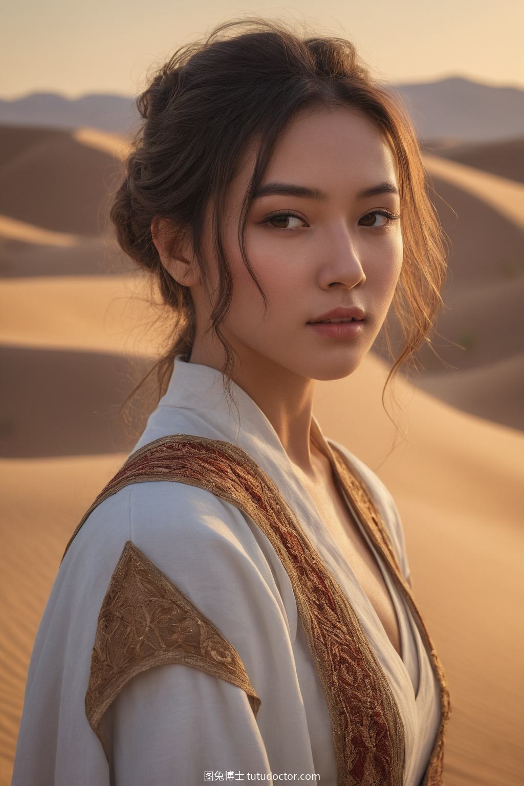 COSPLAY：敦煌壁画cosplay，沙漠绿洲中的艺术再现