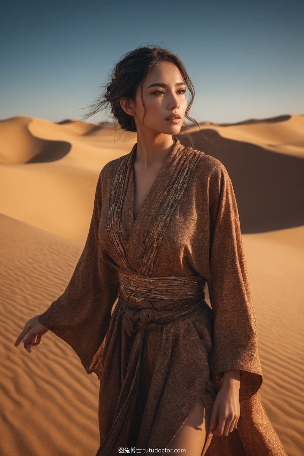 COSPLAY：敦煌壁画cosplay，沙漠绿洲中的艺术再现