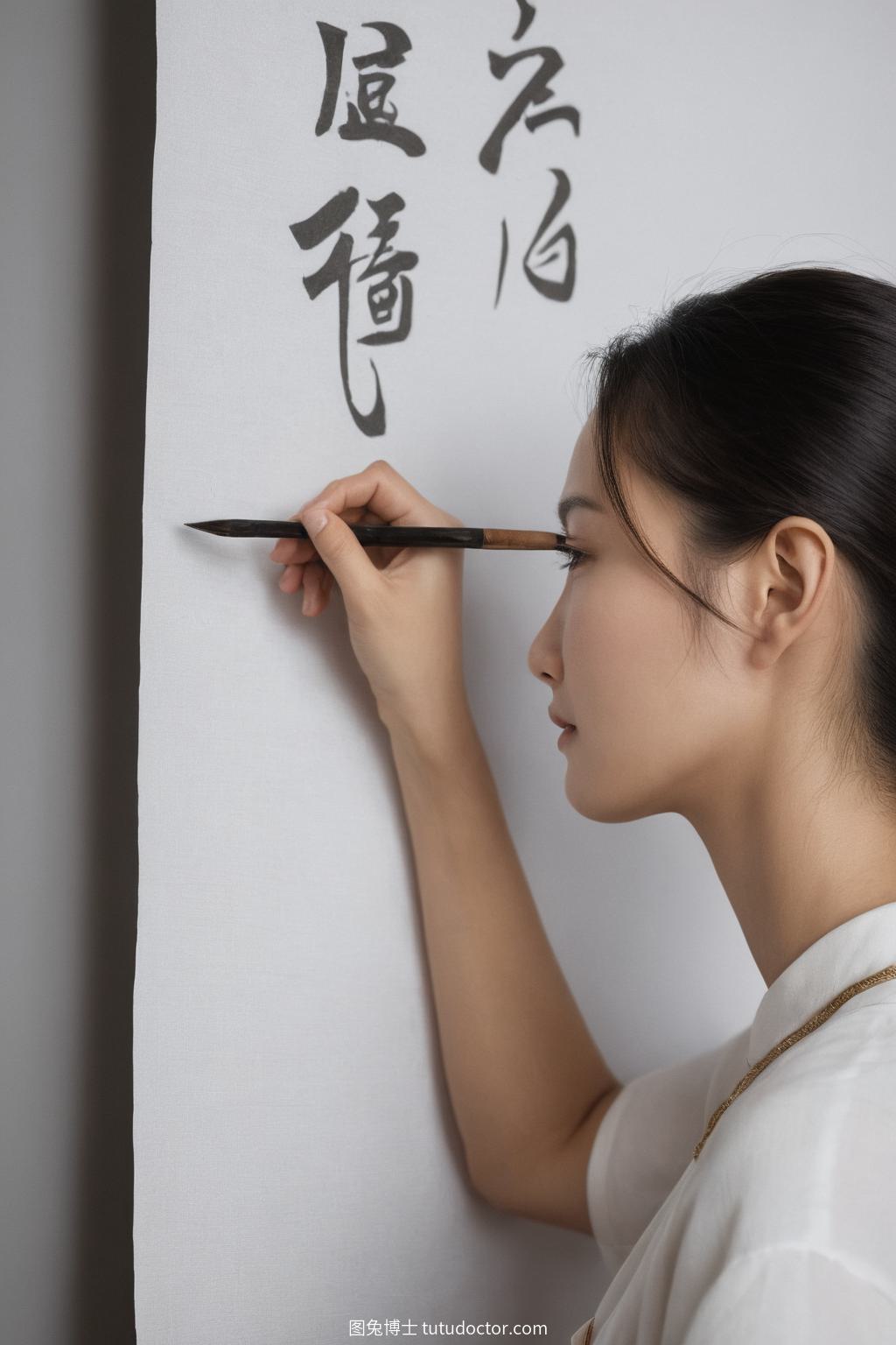 手工匠心：书法家的优雅创作