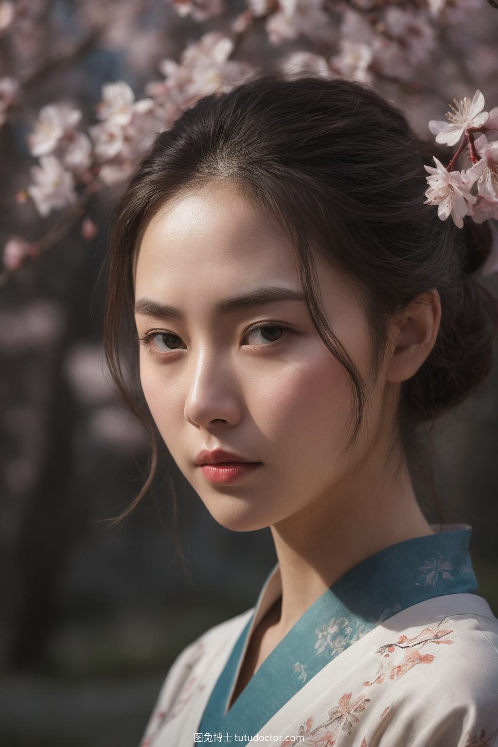 手工匠心：樱花下的书法与诗篇