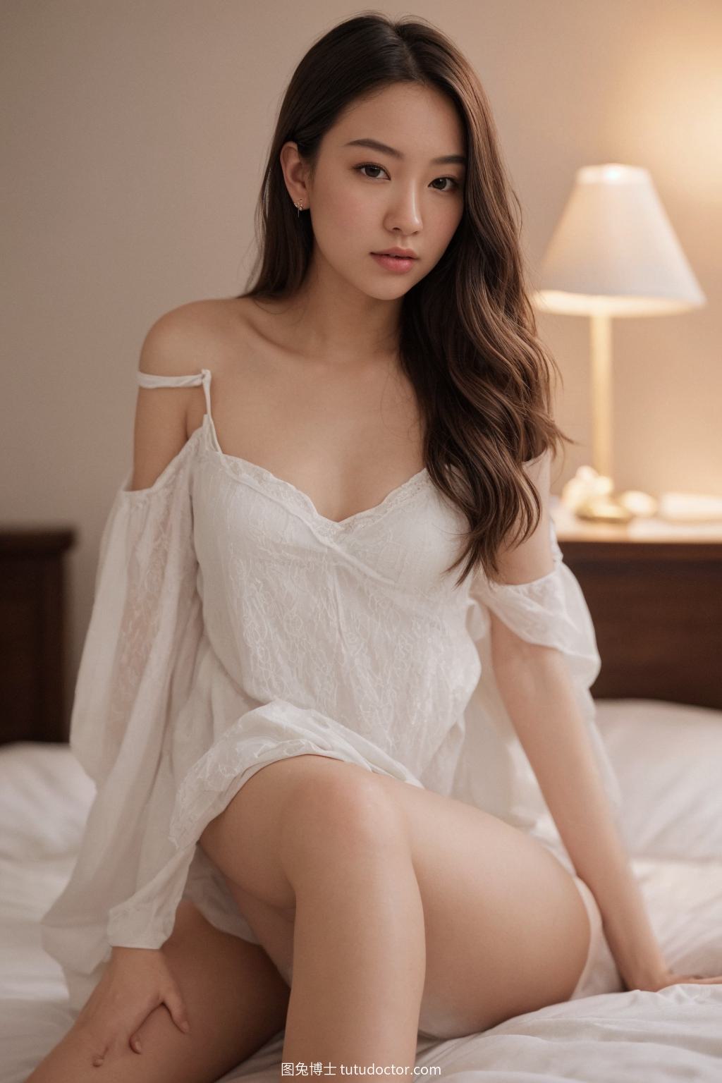 私房写真美女：烛光下的绝世佳人
