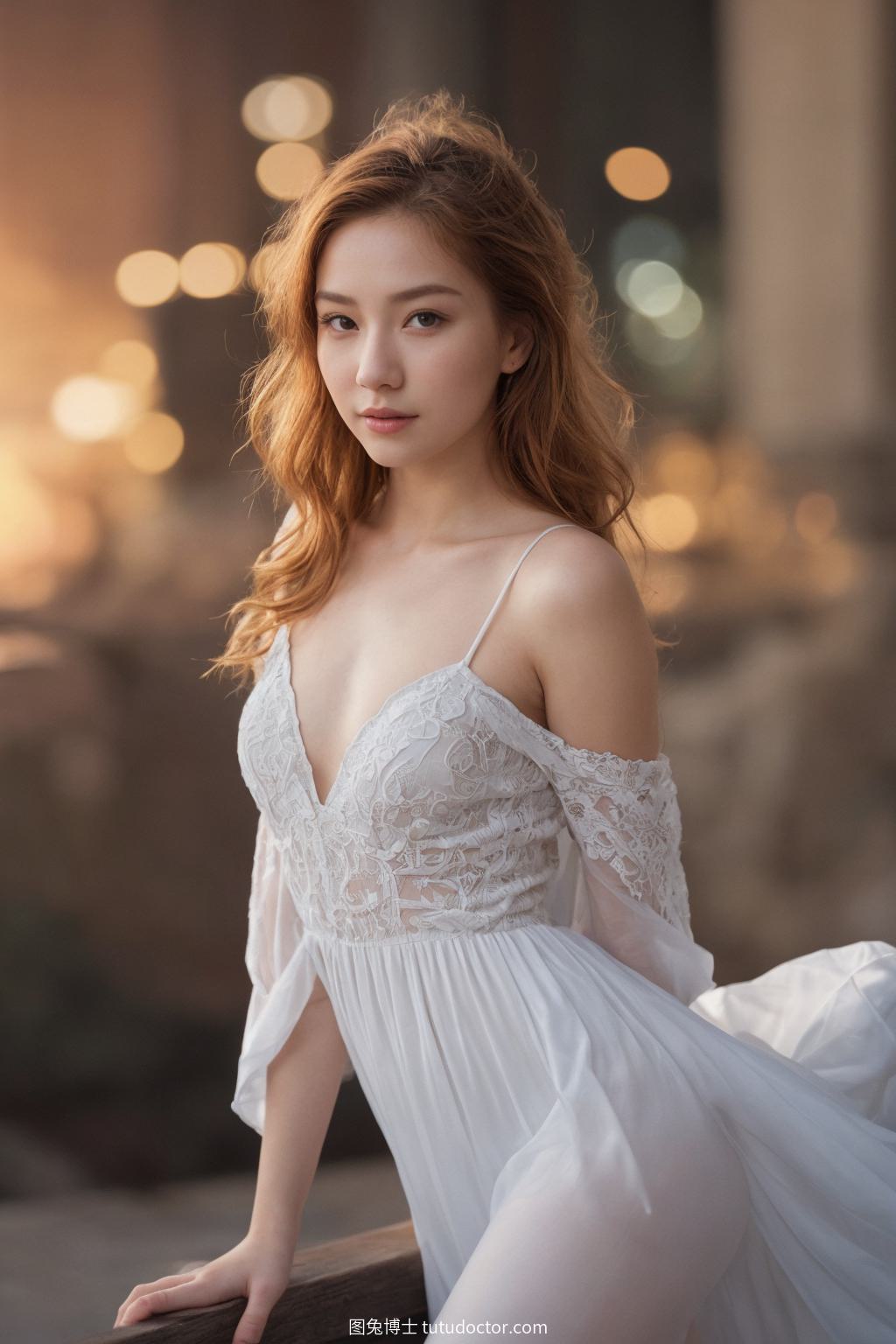 性感美女：月光下的诱惑